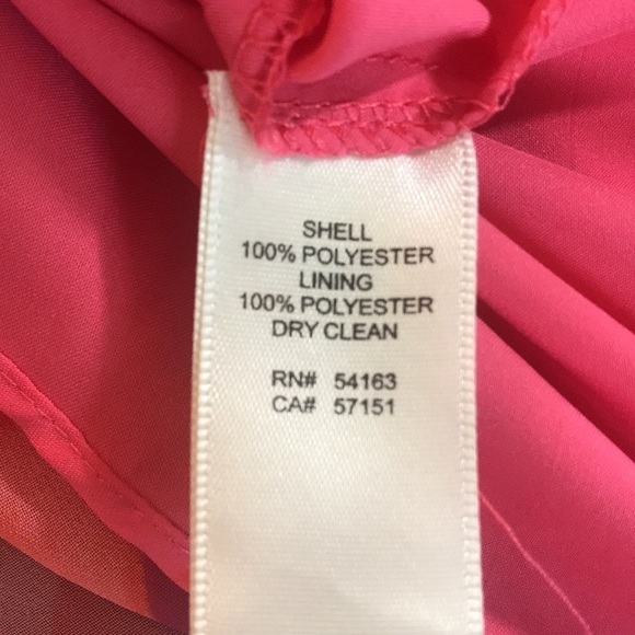 Elija J. Pink Floral Sleeveless Handkerchief Hem NWT  Dress size 6 - Picture 10 of 14